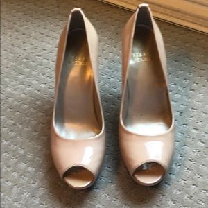 Stuart Weitzman peep toe pumps